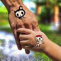 tatuajes seguros para niños