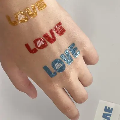 Glitzertattoos