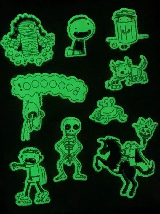 Tatouages phosphorescents