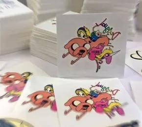 Campioni di tatuaggi temporanei